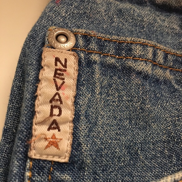 vintage denim button down skirt - Picture 3 of 5